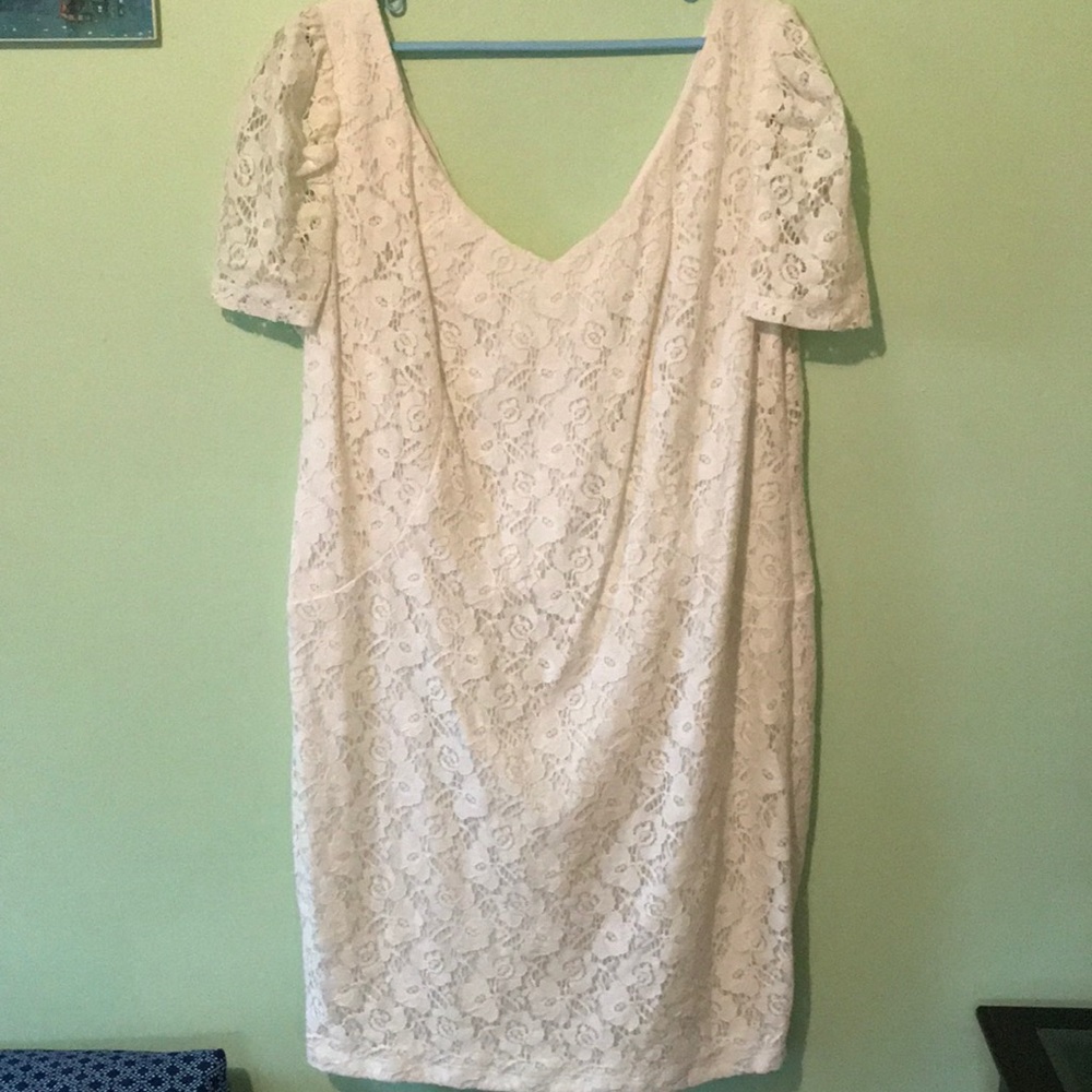 Torrid Vintage Inspired Ivory Wiggle Dress